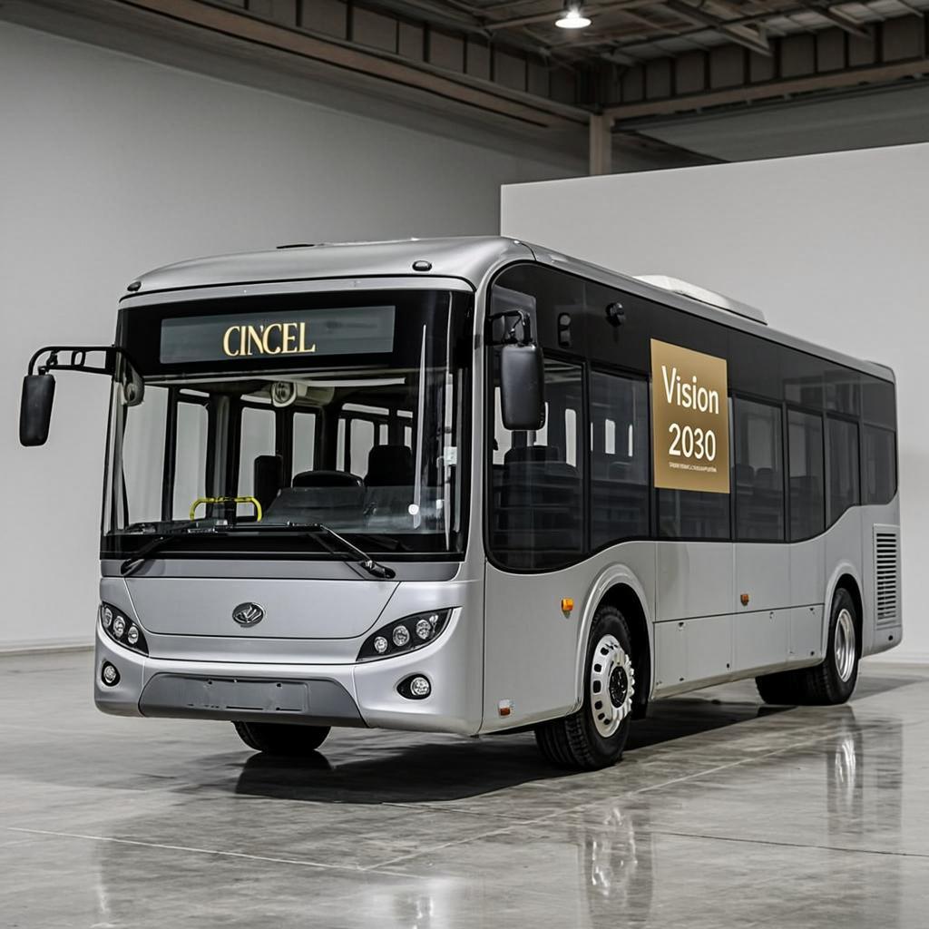 Bus Urbain Électrique Articulé