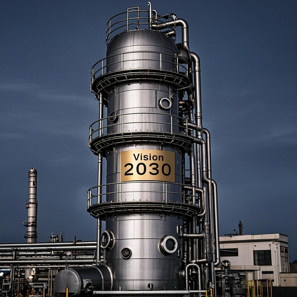 Colonne Distillation 80m