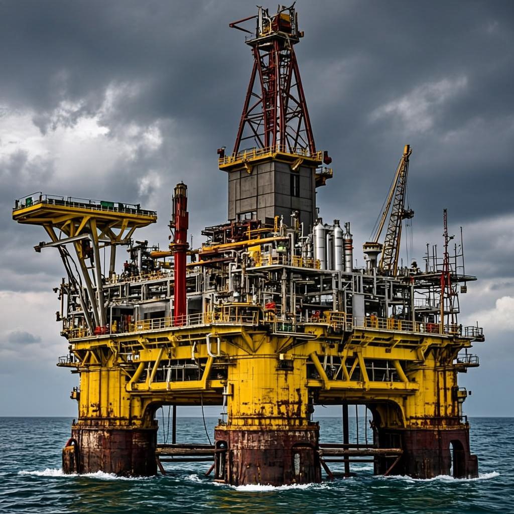 Plateforme Forage Offshore 1500m