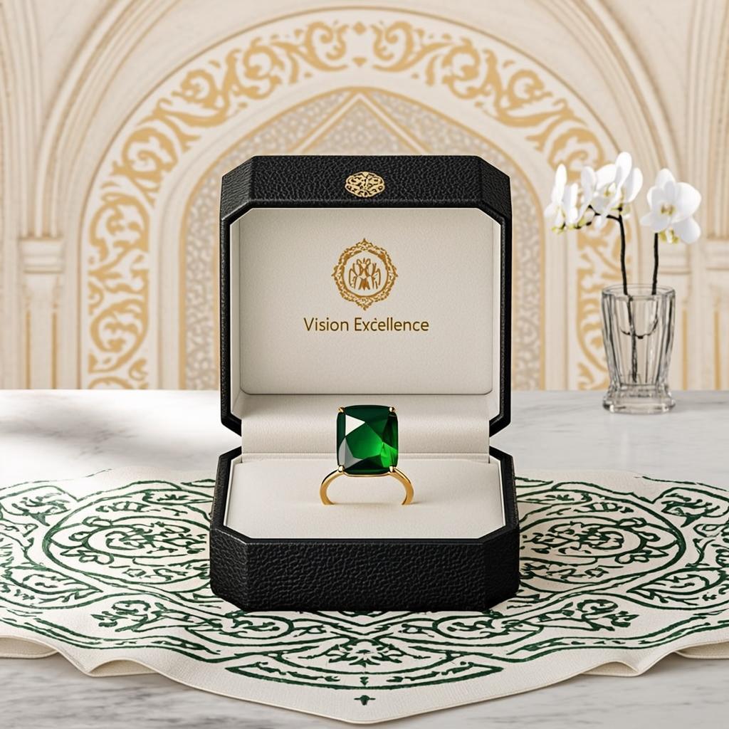 Bague Solitaire Émeraude