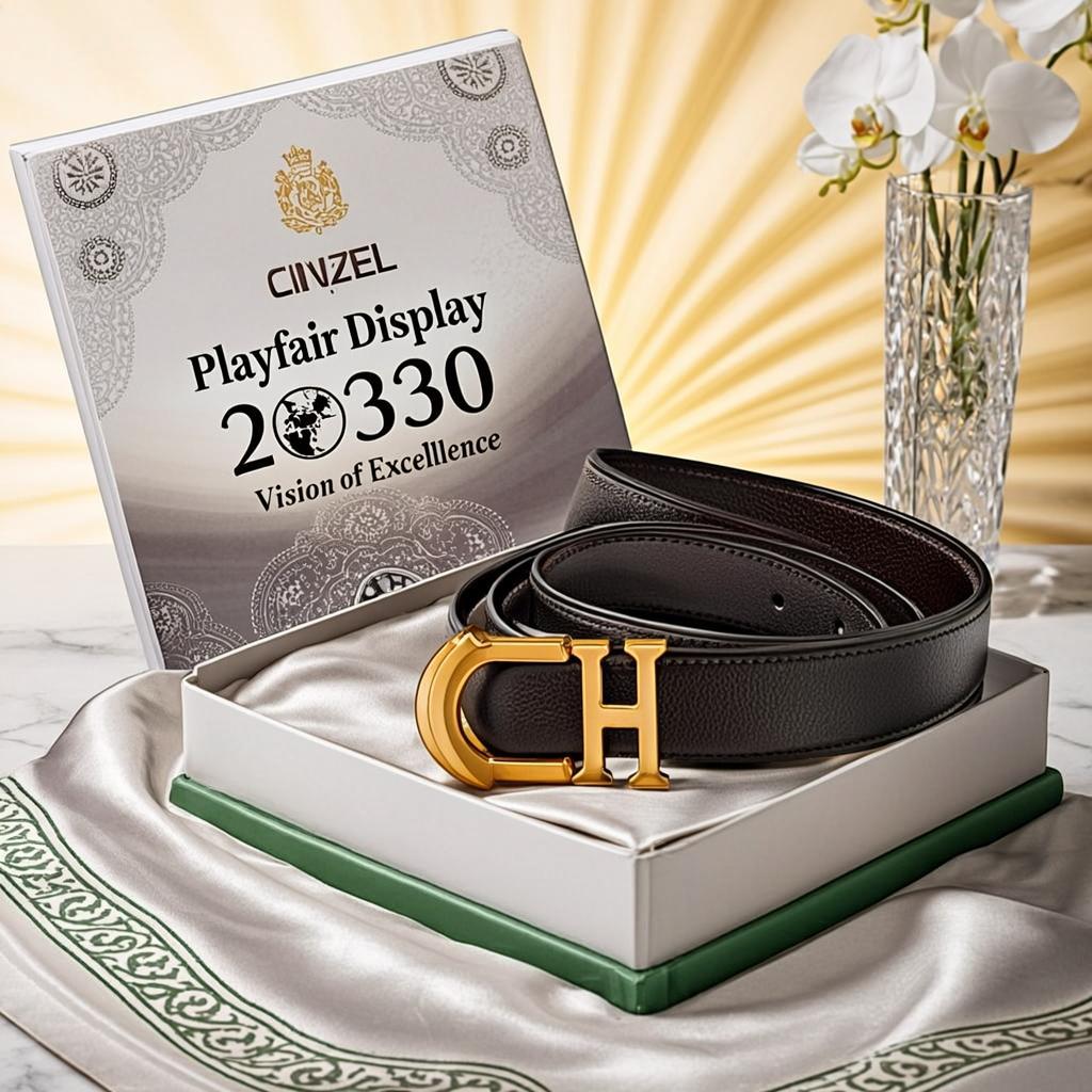 Ceinture Cuir Boucle Or