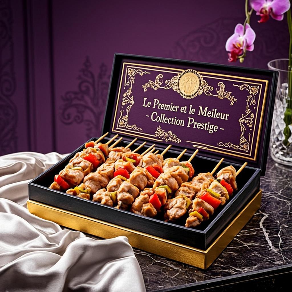 Poulet Brochettes Crues